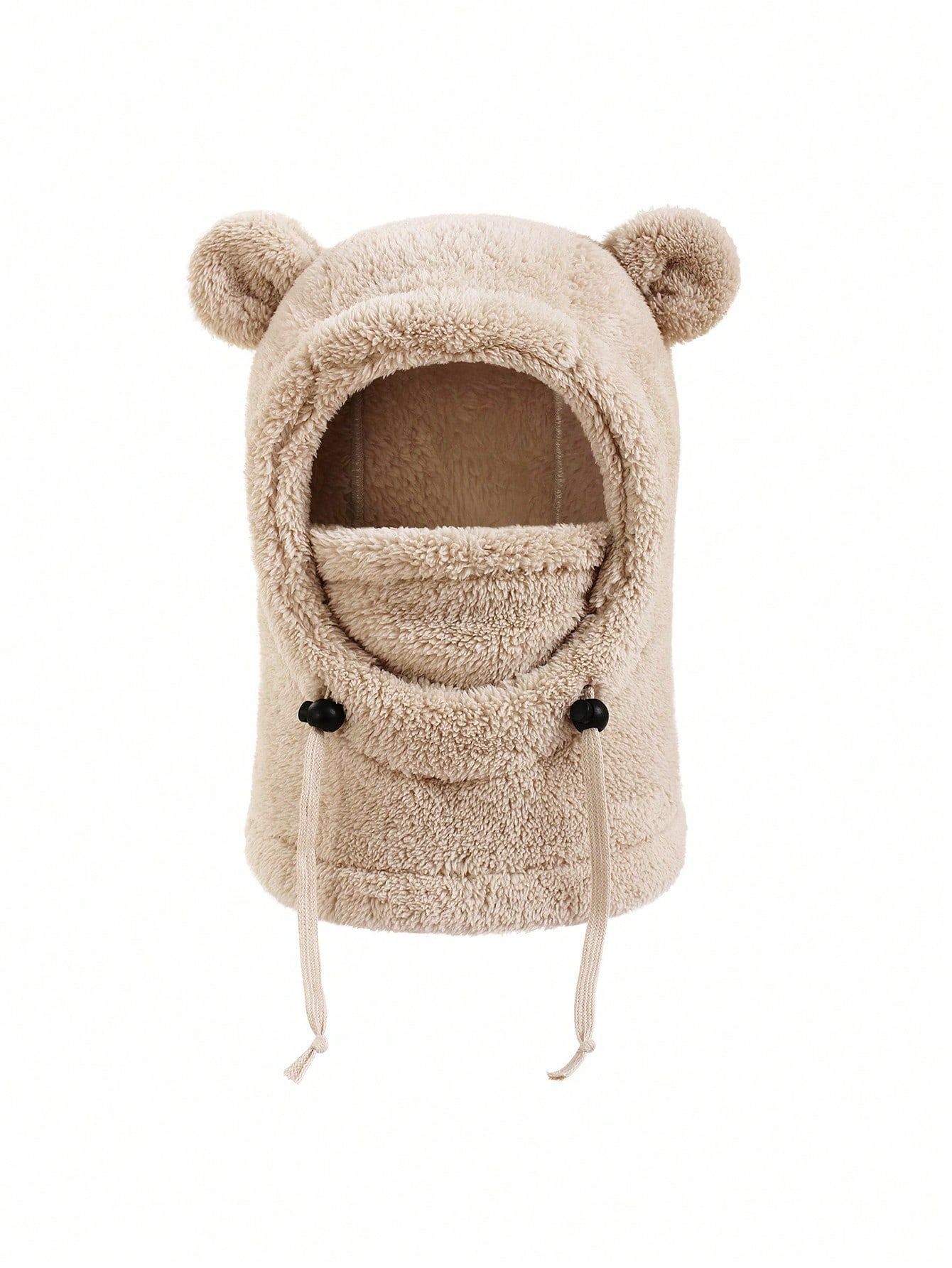 Cagoule Polaire Enfant Hiver – Bonnet Cache-Cou Doux et Chaud