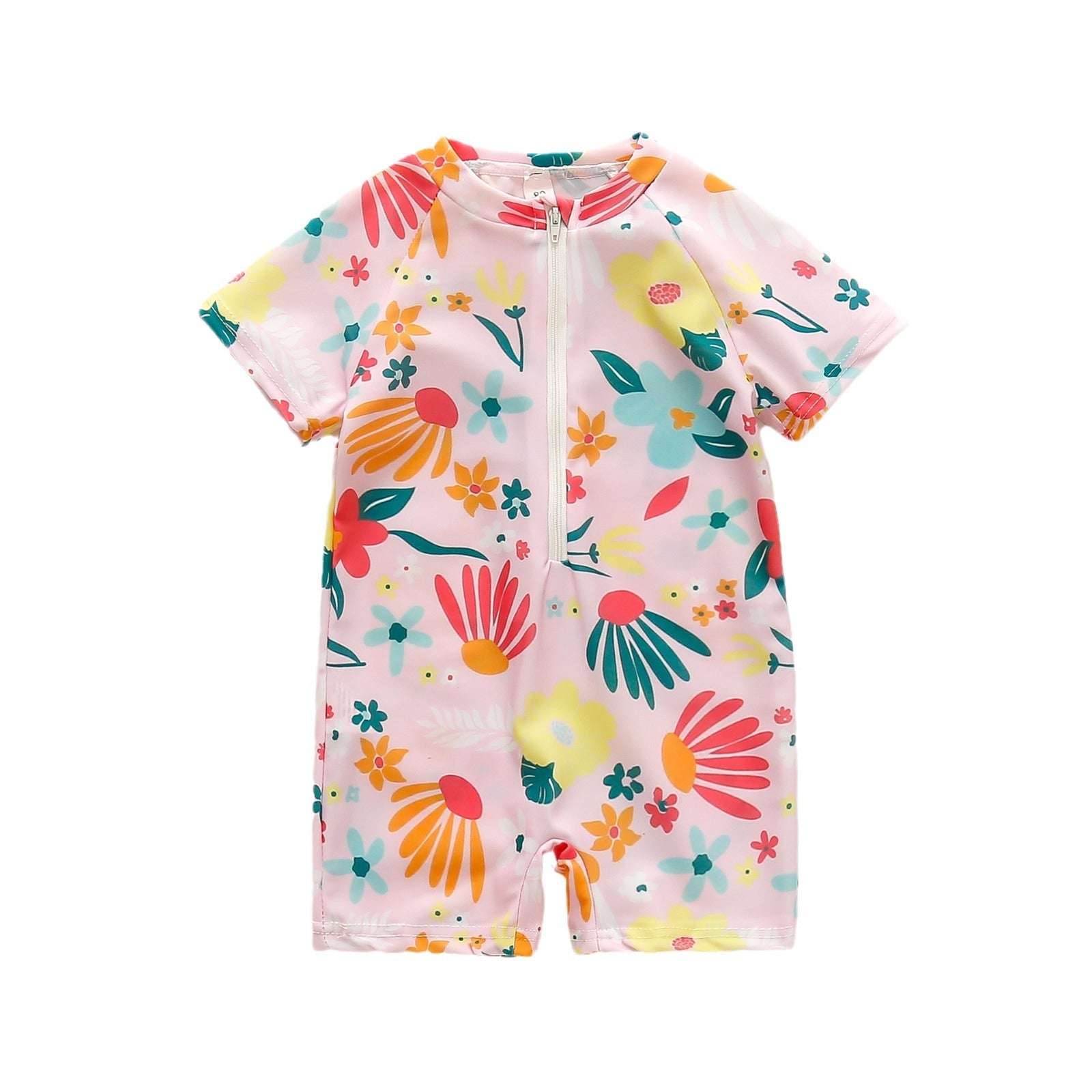 Maillot de Bain Bébé Fille Manches Courtes - Summer