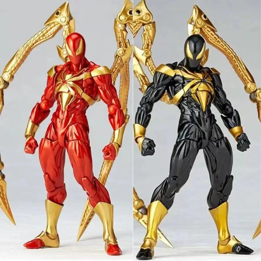 Red or Black Iron Spiderman Figure