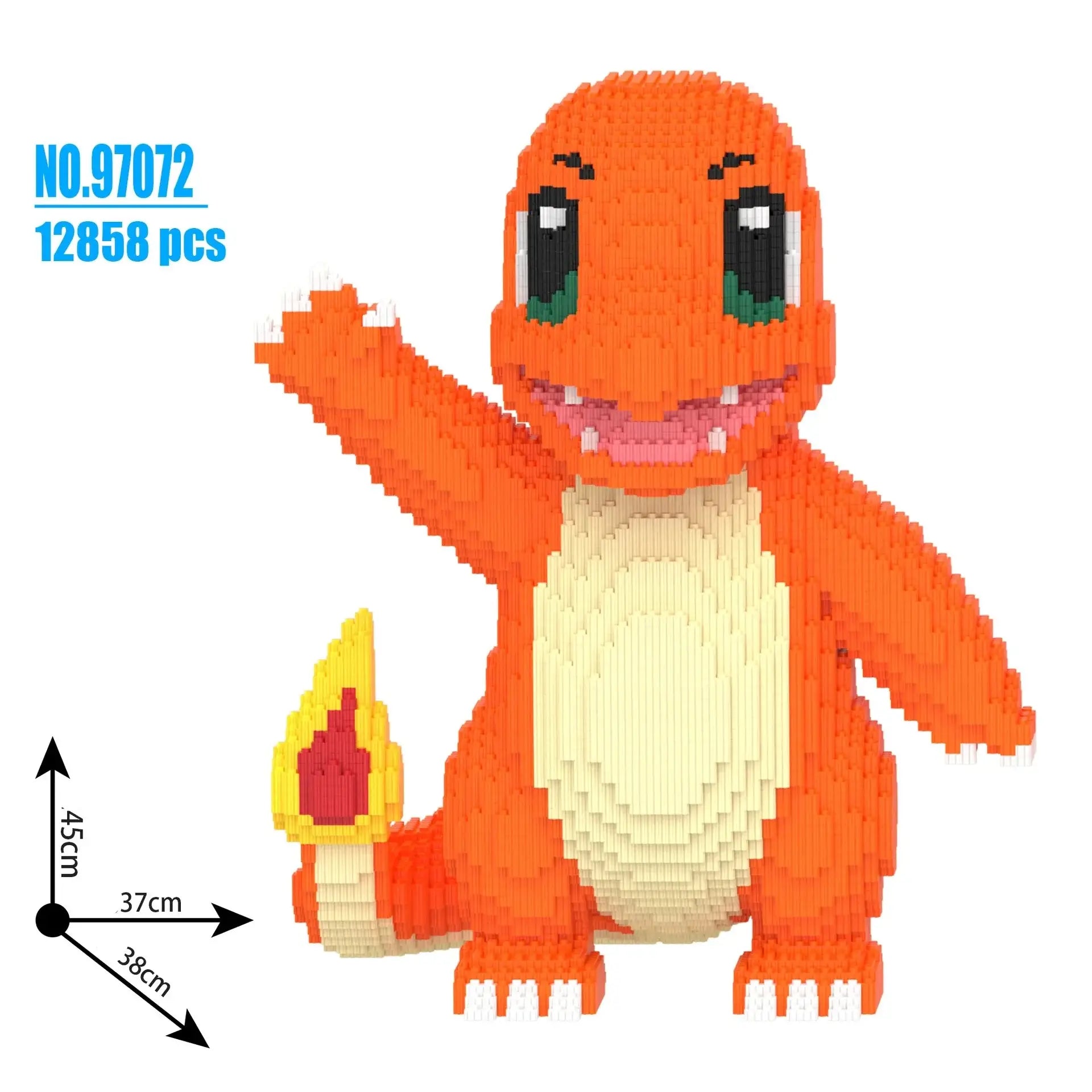 3D Figurine Charmander Bulbasaur Pikachu