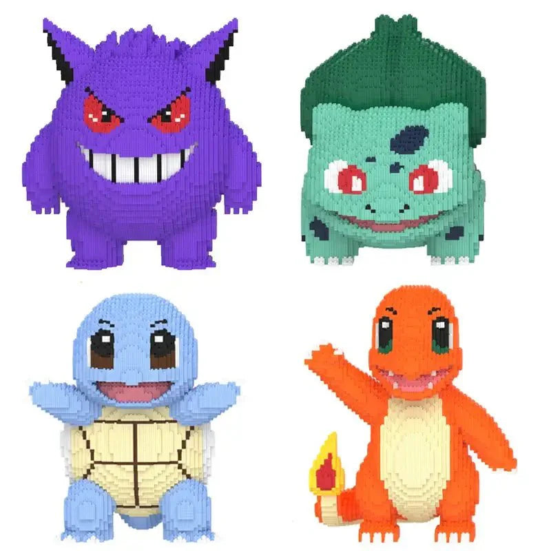 3D Figurine Charmander Bulbasaur Pikachu