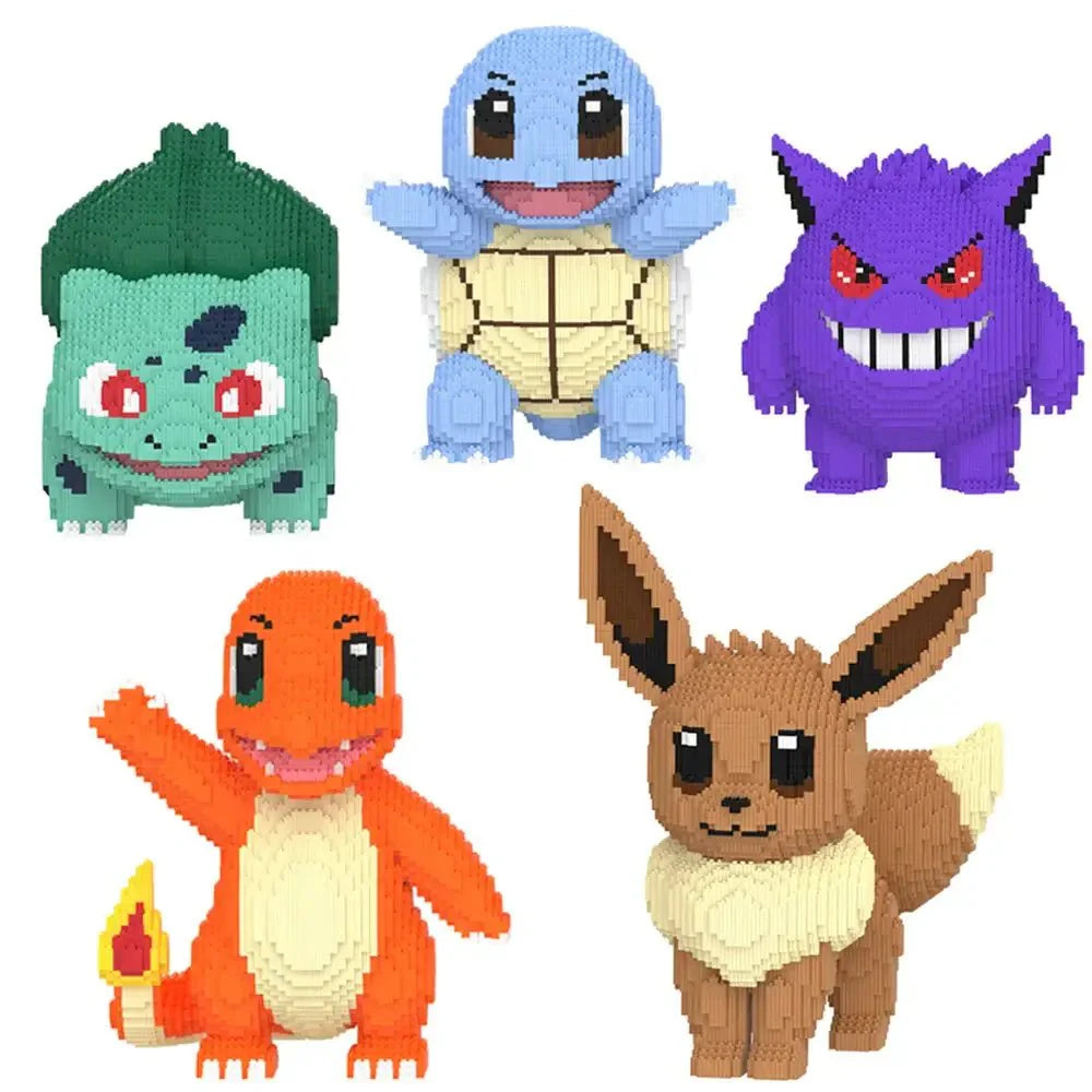 3D Figurine Charmander Bulbasaur Pikachu