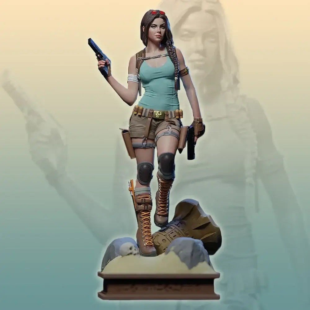 Paintable Figurine Lara Miniature