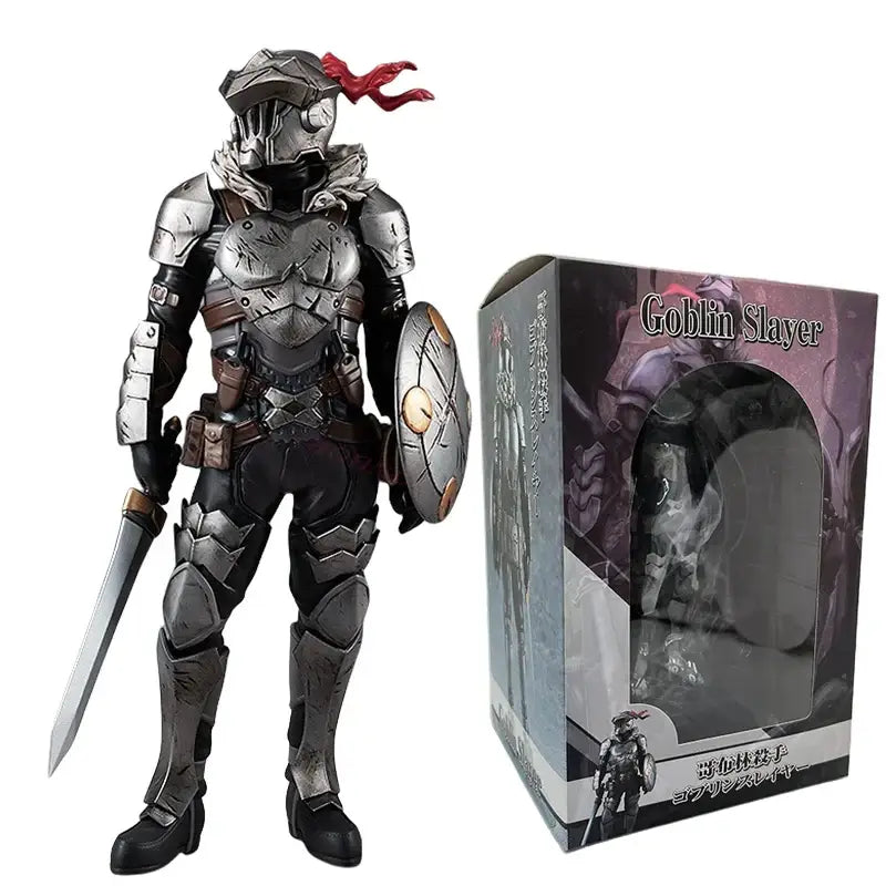 Figurine Goblin Slayer avec boîte, collection incontournable pour les fans de Goblin Slayer