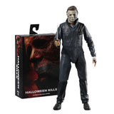 Figurine articulée michael myers noire en plastique avec points darticulation capturant lessence terrifiante du personnage