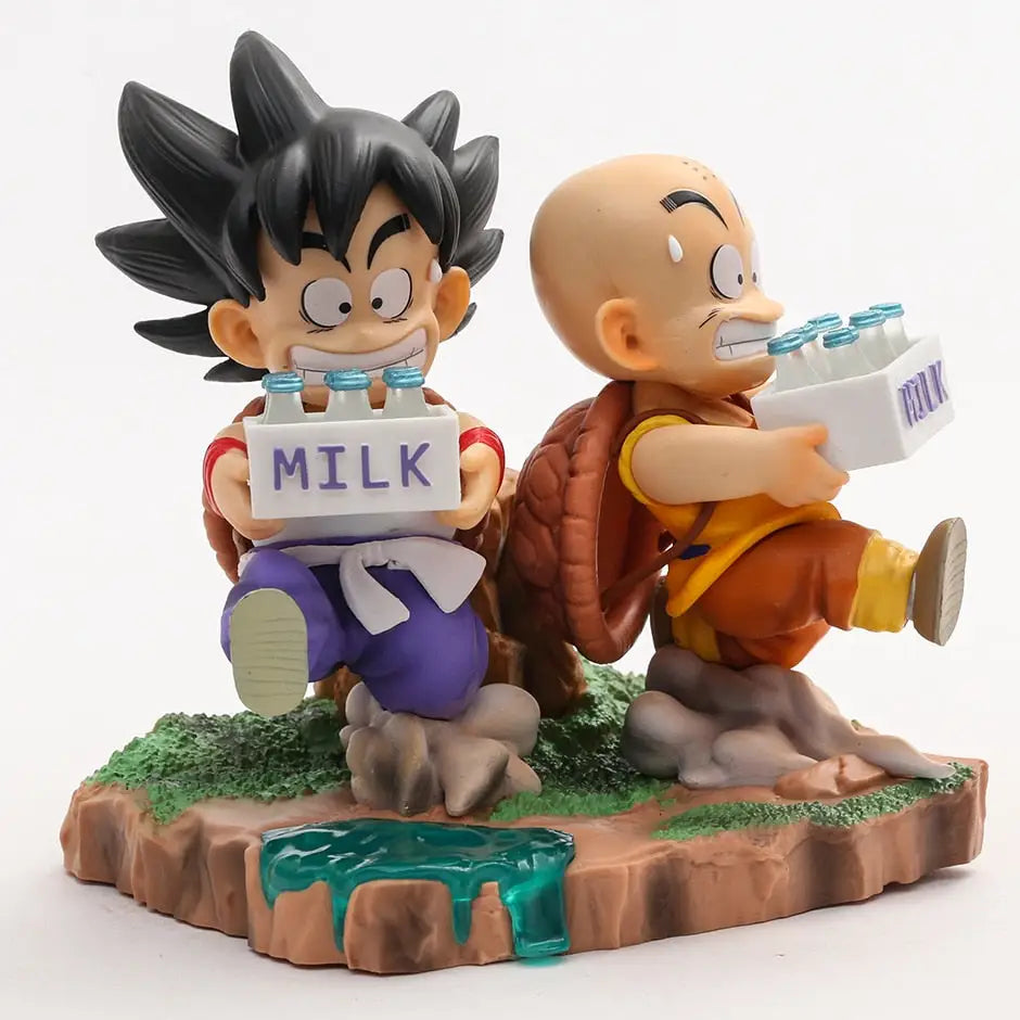 DBZ Son Goku Krillin Delivery Guys Action Figures
