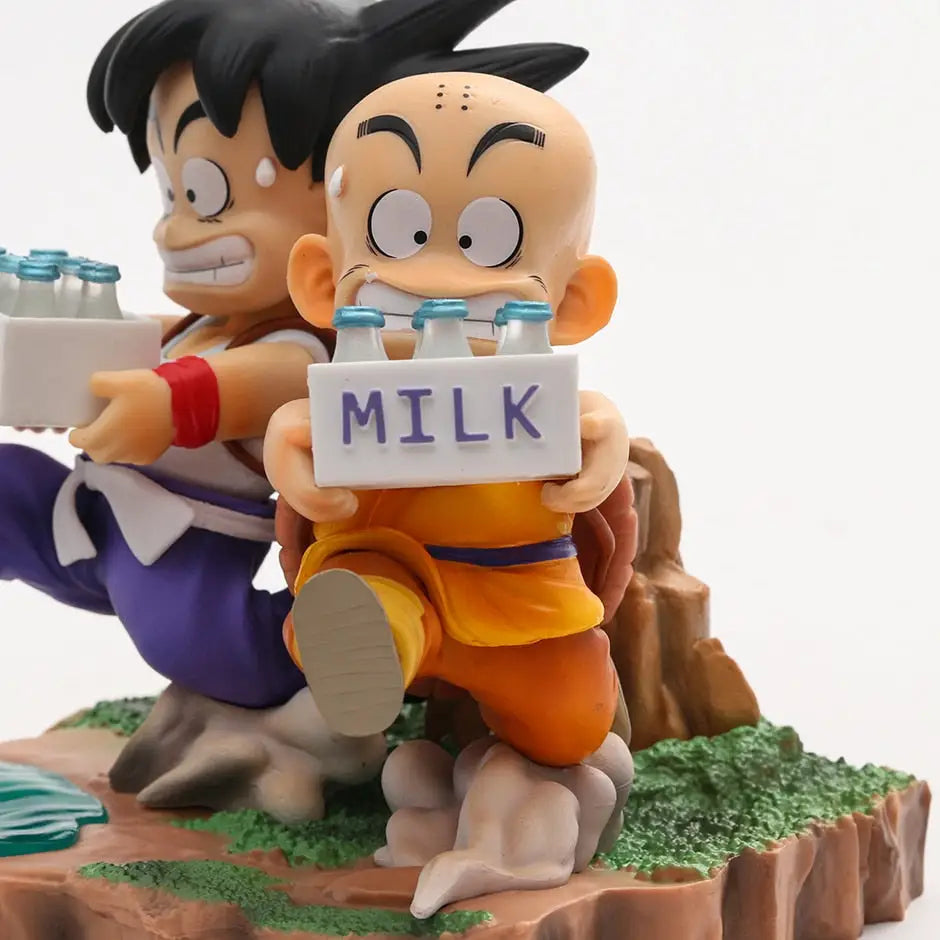 DBZ Son Goku Krillin Delivery Guys Action Figures