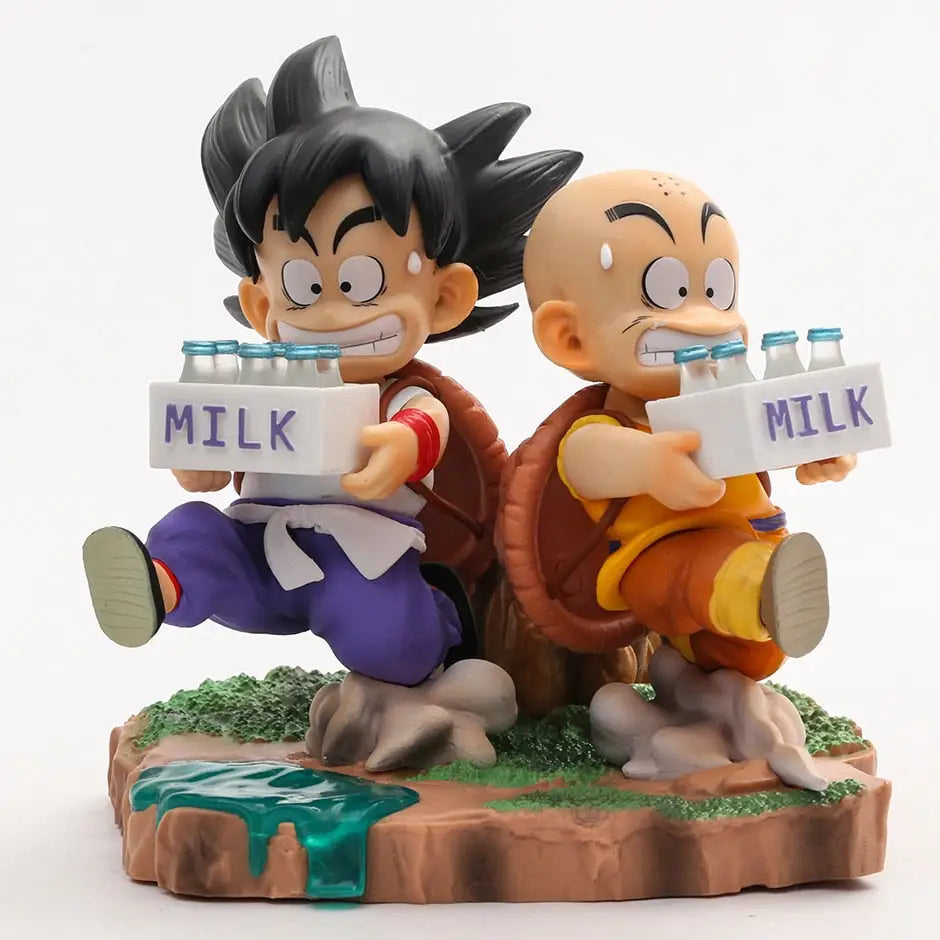 DBZ Son Goku Krillin Delivery Guys Action Figures