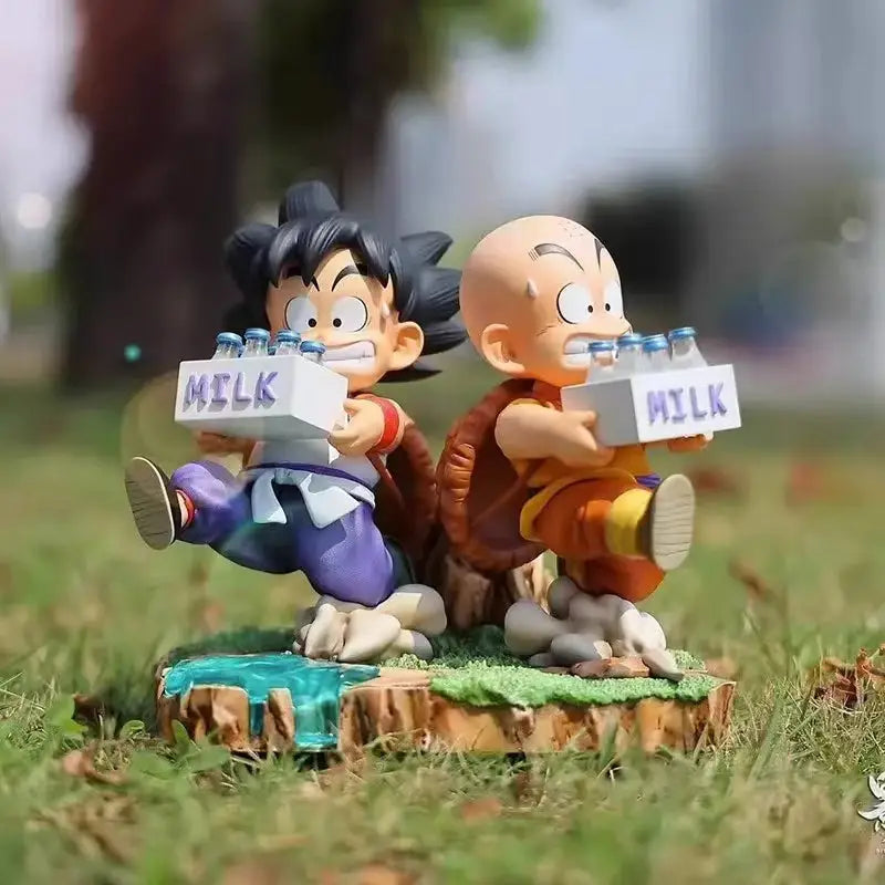 DBZ Son Goku Krillin Delivery Guys Action Figures