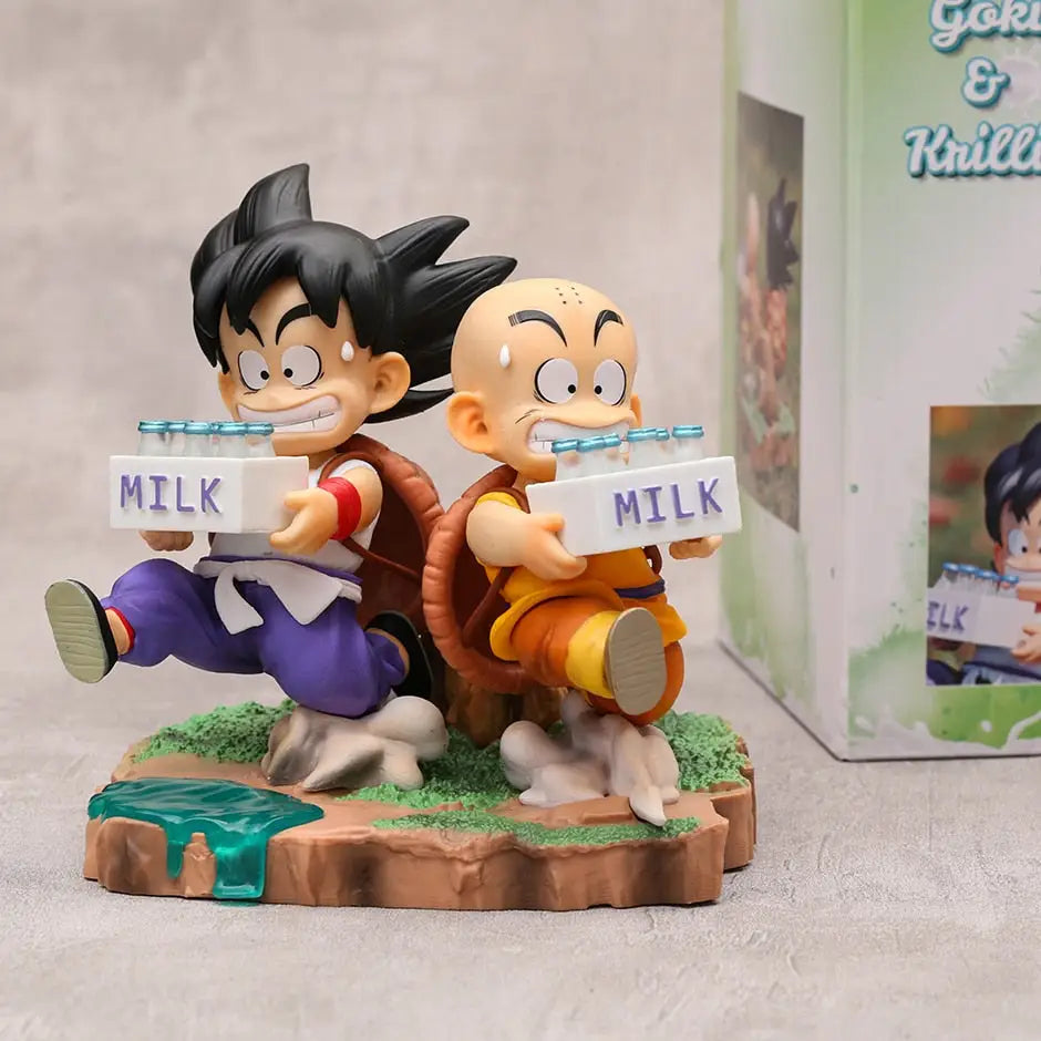 DBZ Son Goku Krillin Delivery Guys Action Figures