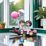 Romantic Decorative Car Figurine