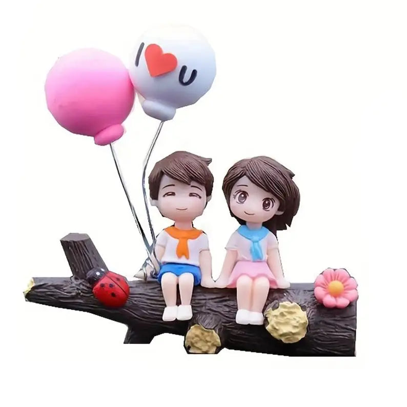 Romantic Decorative Car Figurine