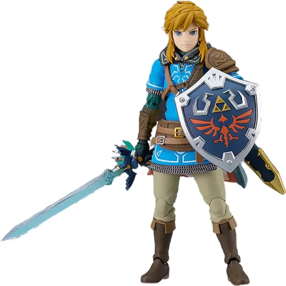 Figurine Figma Link Tears of the Kingdom, action figure de Link Zelda en détails