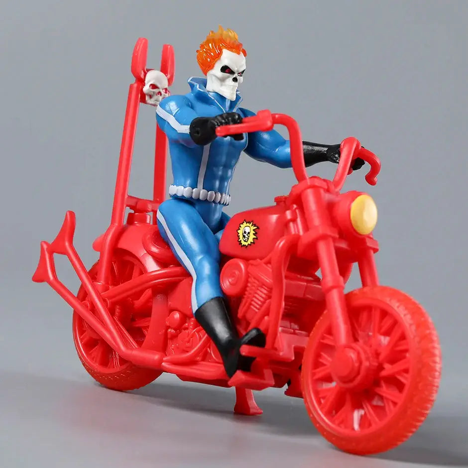 Action Figure Ghost Rider con Moto Marvel