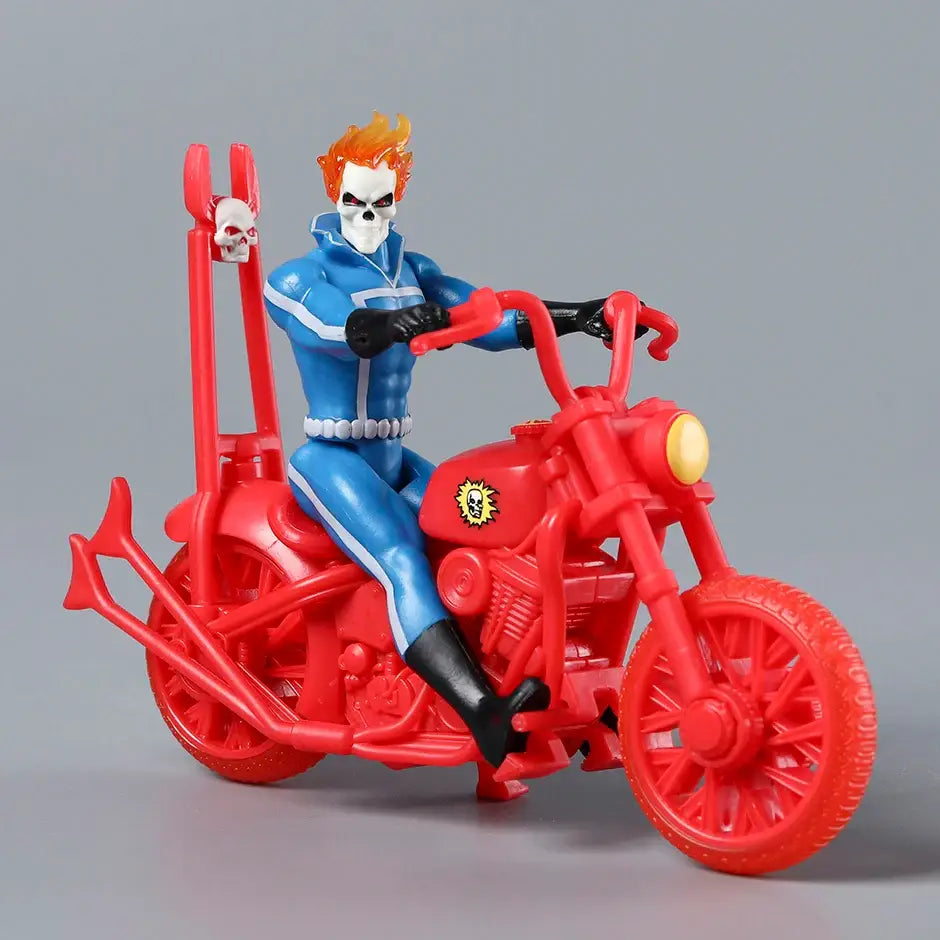 Action Figure Ghost Rider con Moto Marvel