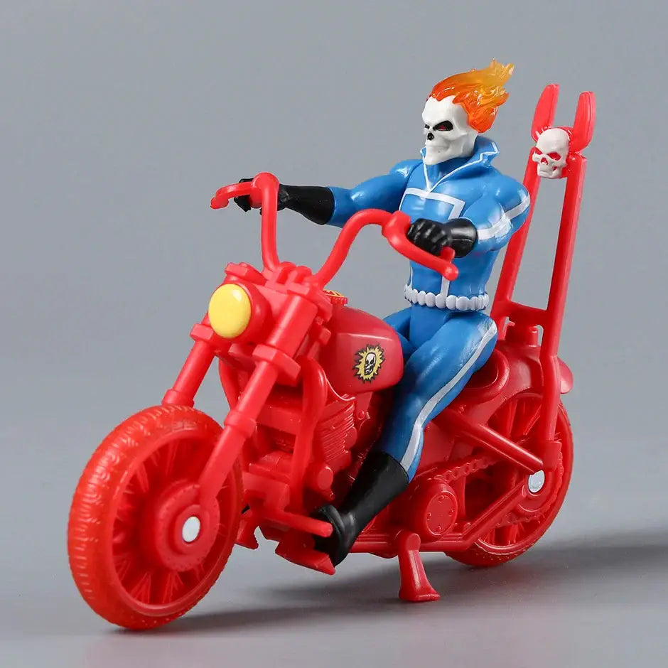 Action Figure Ghost Rider con Moto Marvel