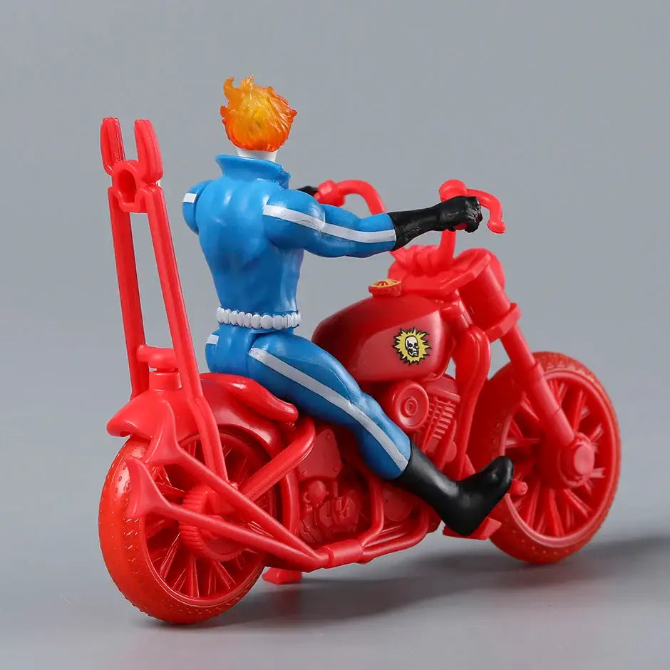Action Figure Ghost Rider con Moto Marvel