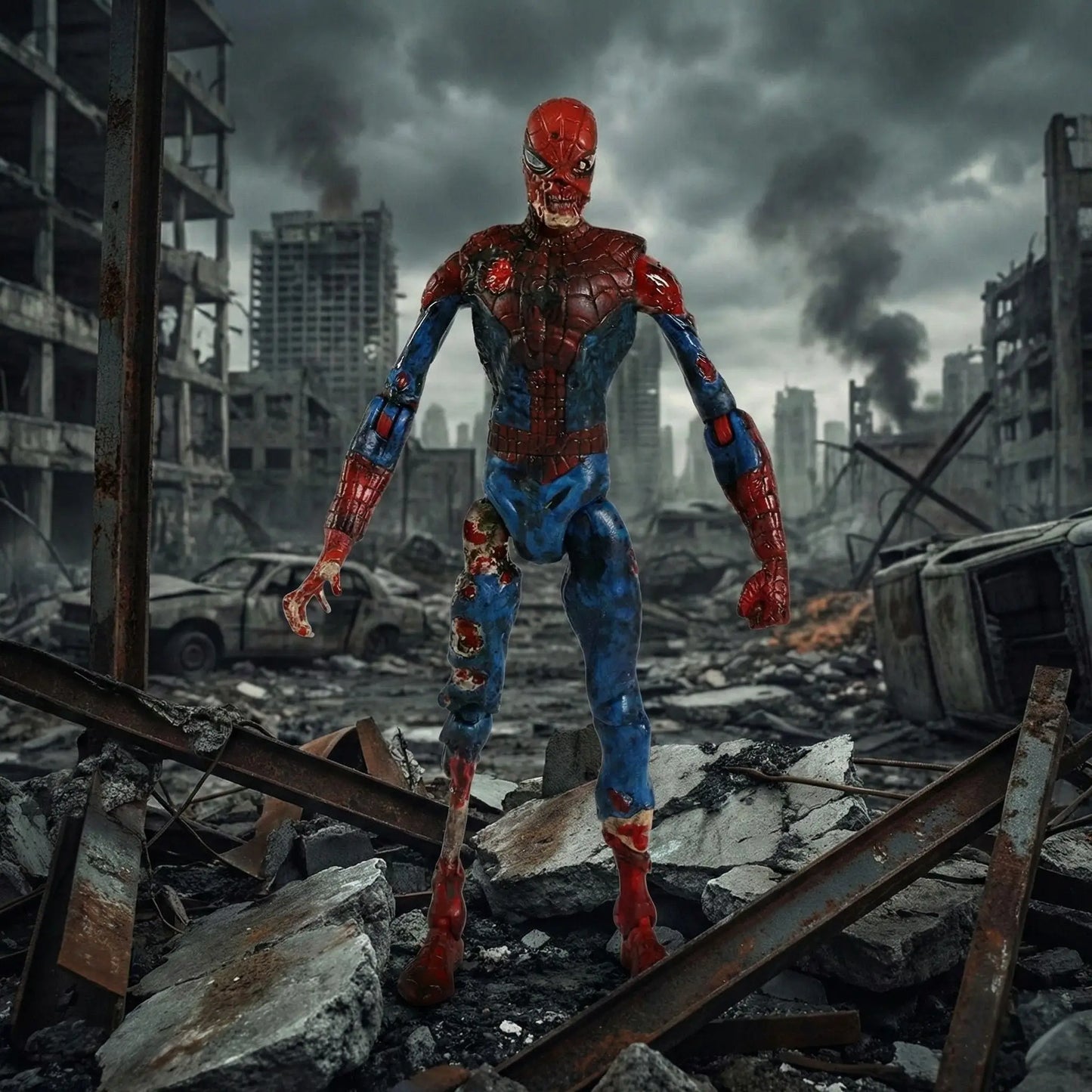 Action figure Eroe Spiderman Zombie