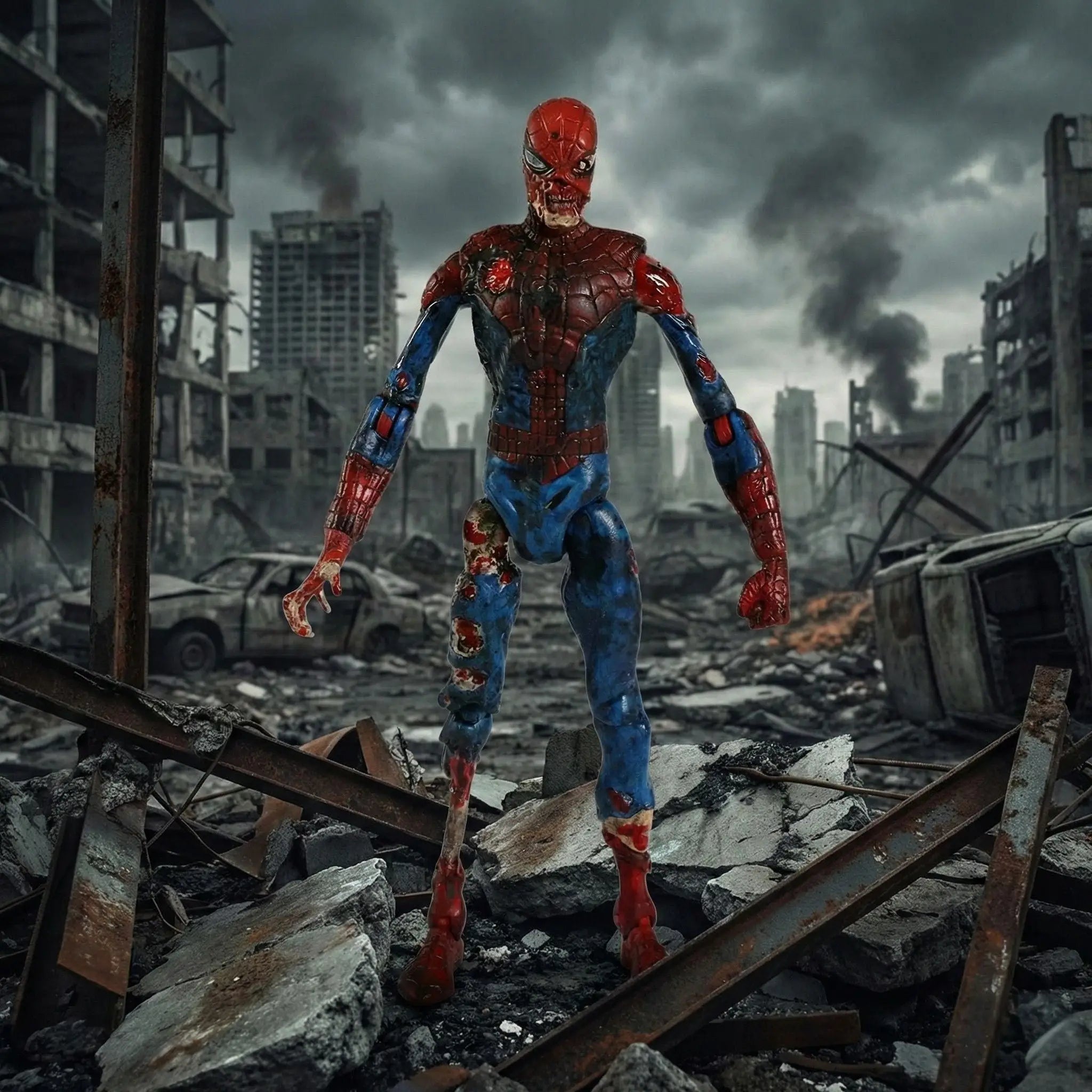 Action figure Eroe Spiderman Zombie