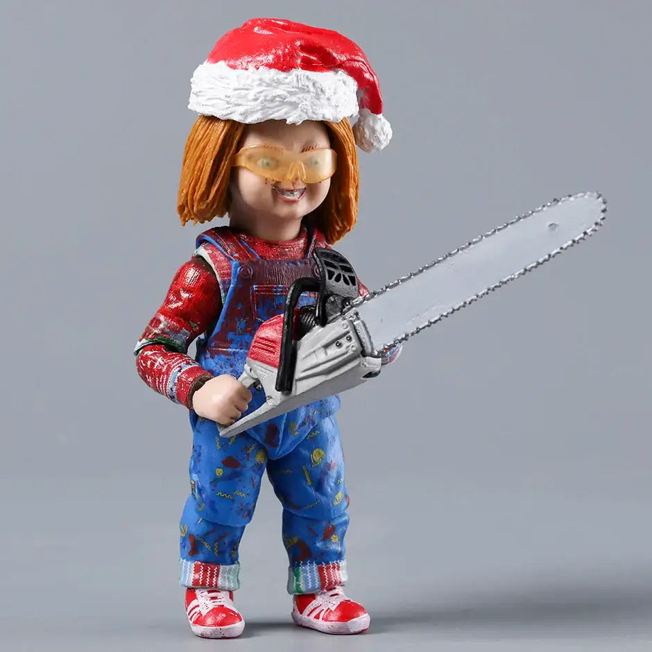 Chucky Chainsaw Horror Figurine