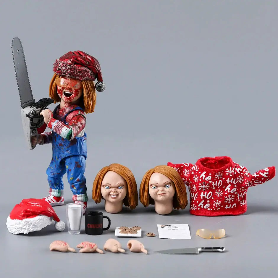 Chucky Chainsaw Horror Figurine