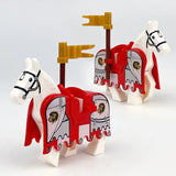 Lego medieval horse figure