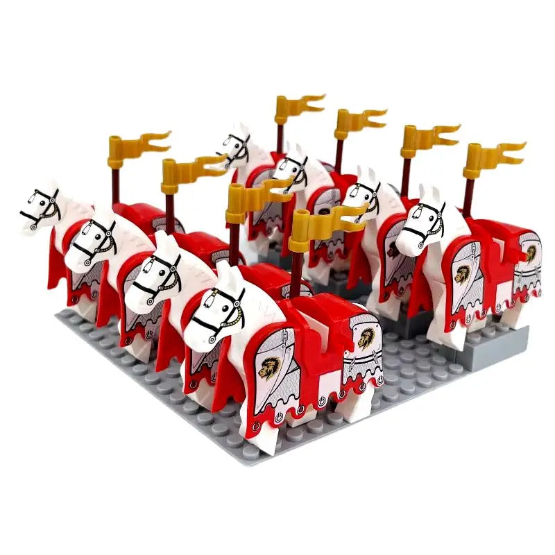 Lego medieval horse figure