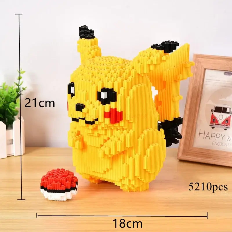 Nano Bricks Pokemon Pikachu Figurine