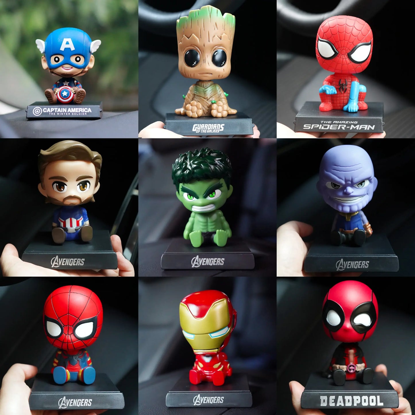 Marvel bobblehead for car