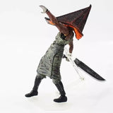 Red Pyramid Head Figurine