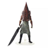 Red Pyramid Head Figurine