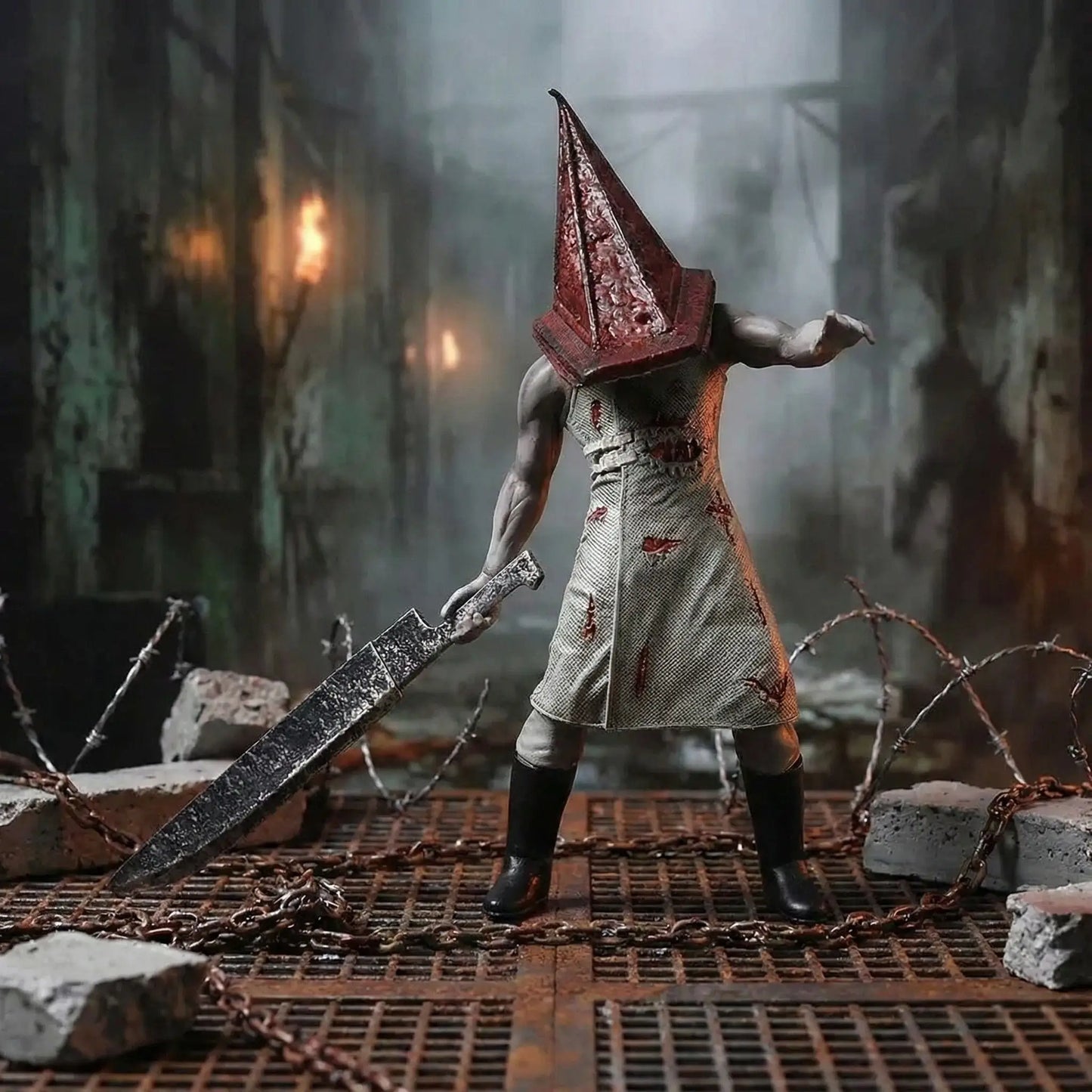 Silent Hill Pyramid Head Figure