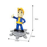 Vault Boy Fallout Buildable Figure