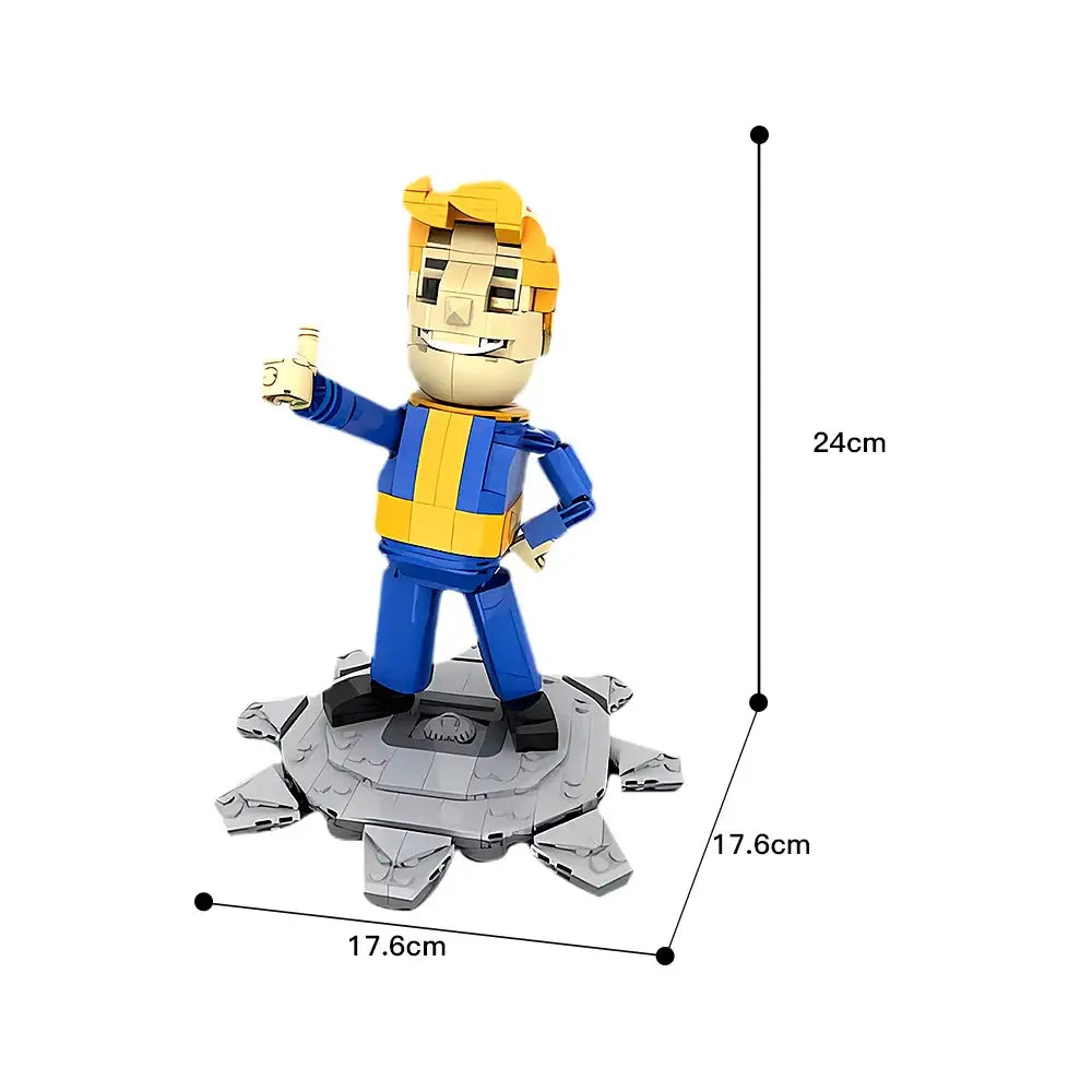 Vault Boy Fallout Buildable Figure