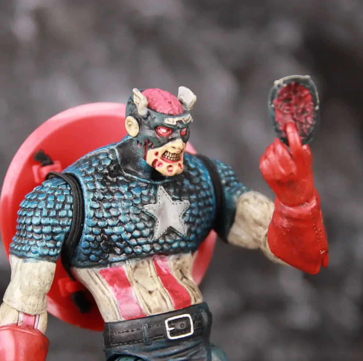 Zombie Captain America Figure