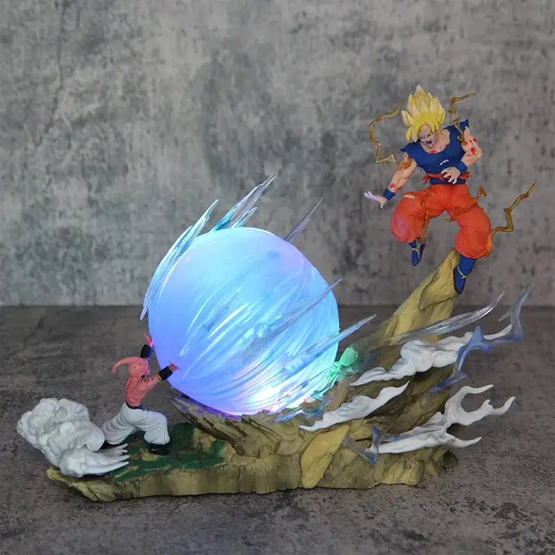 Dragon Ball Z Buu vs Goku Figurines