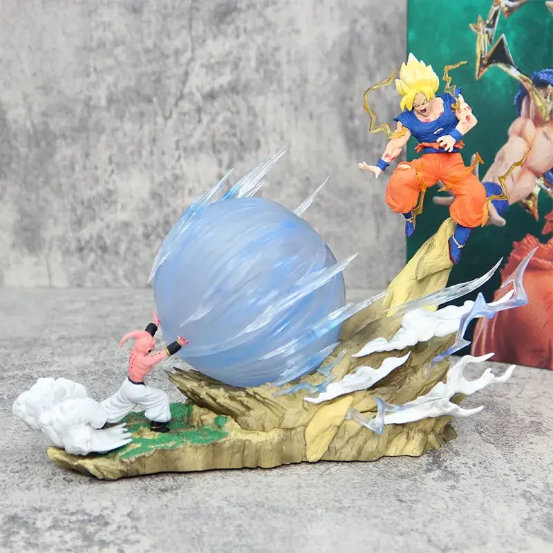 Dragon Ball Z Buu vs Goku Figurines