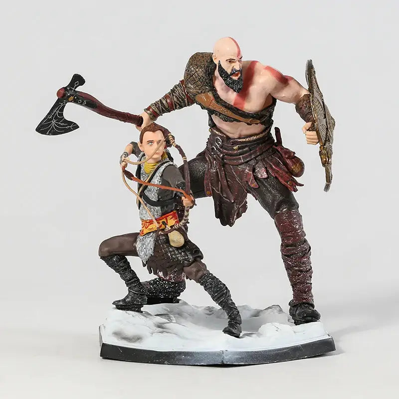 God of War Kratos and Atreus Figurines