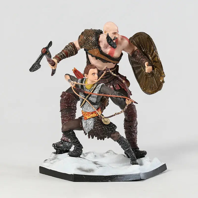 God of War Kratos and Atreus Figurines