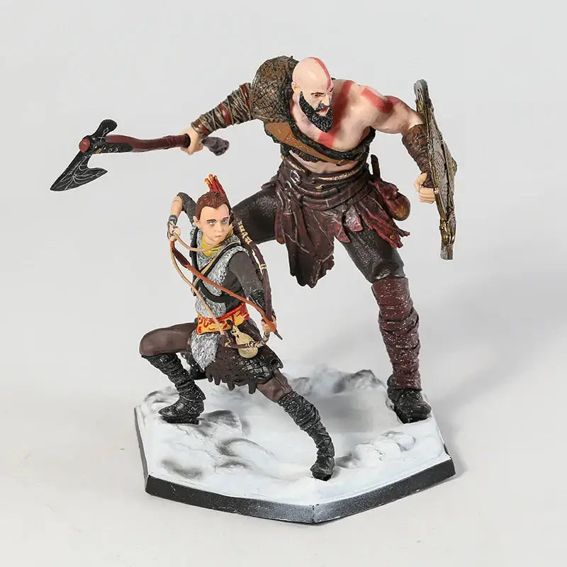 God of War Kratos and Atreus Figurines