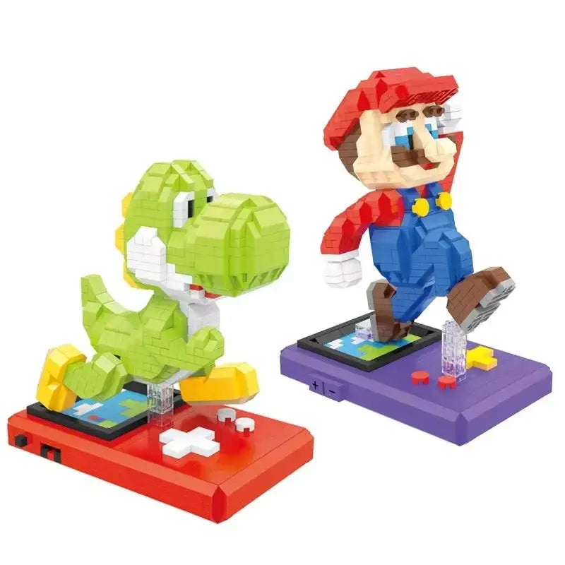 Super Mario Yoshi Micro Blocks Figurines
