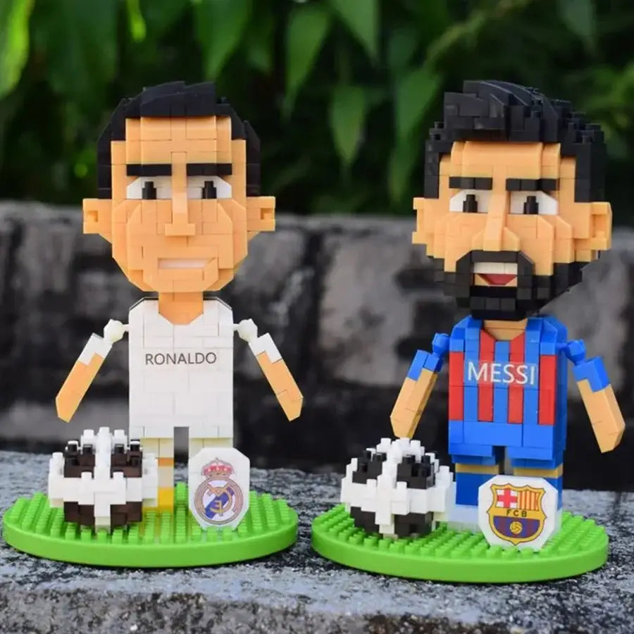 Figurines Micro blocs footballeurs miniatures