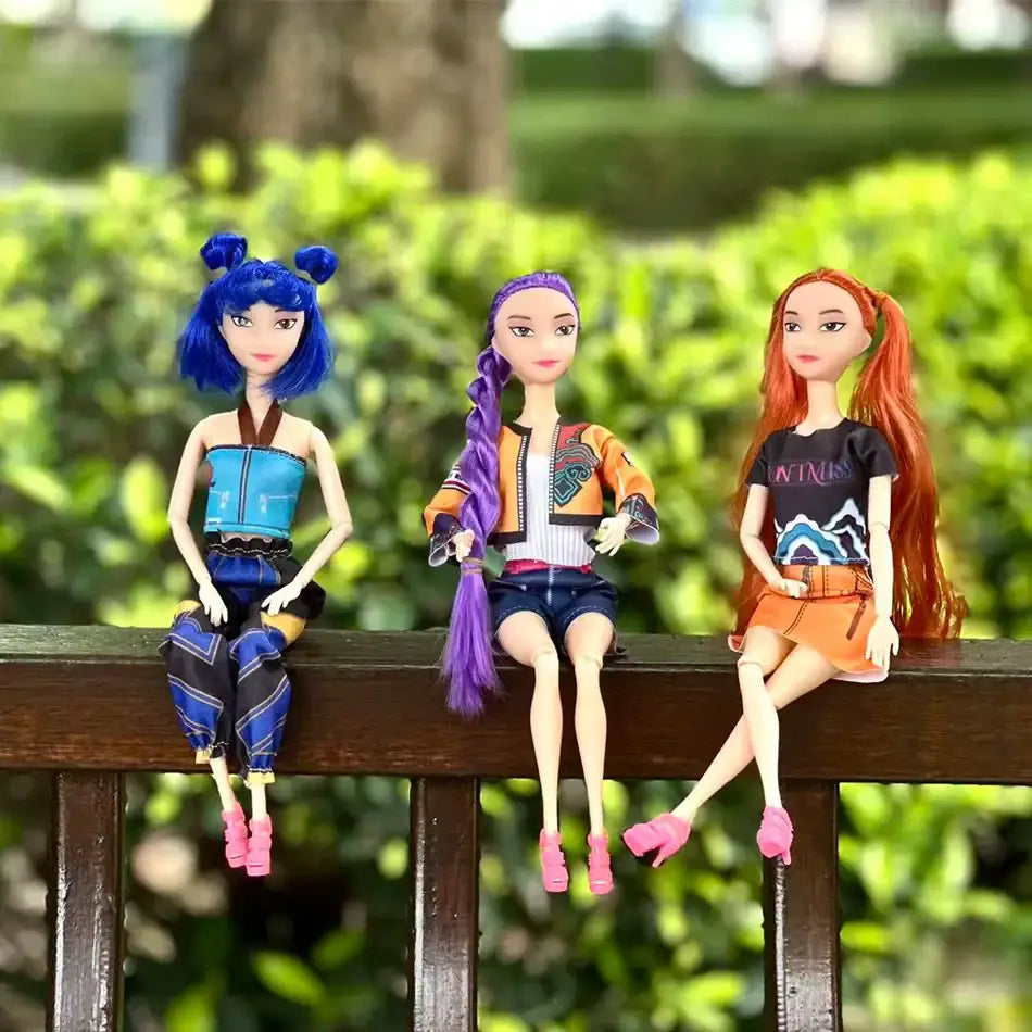 Kpop Demon Hunters Rumi Mira Zoey action figures