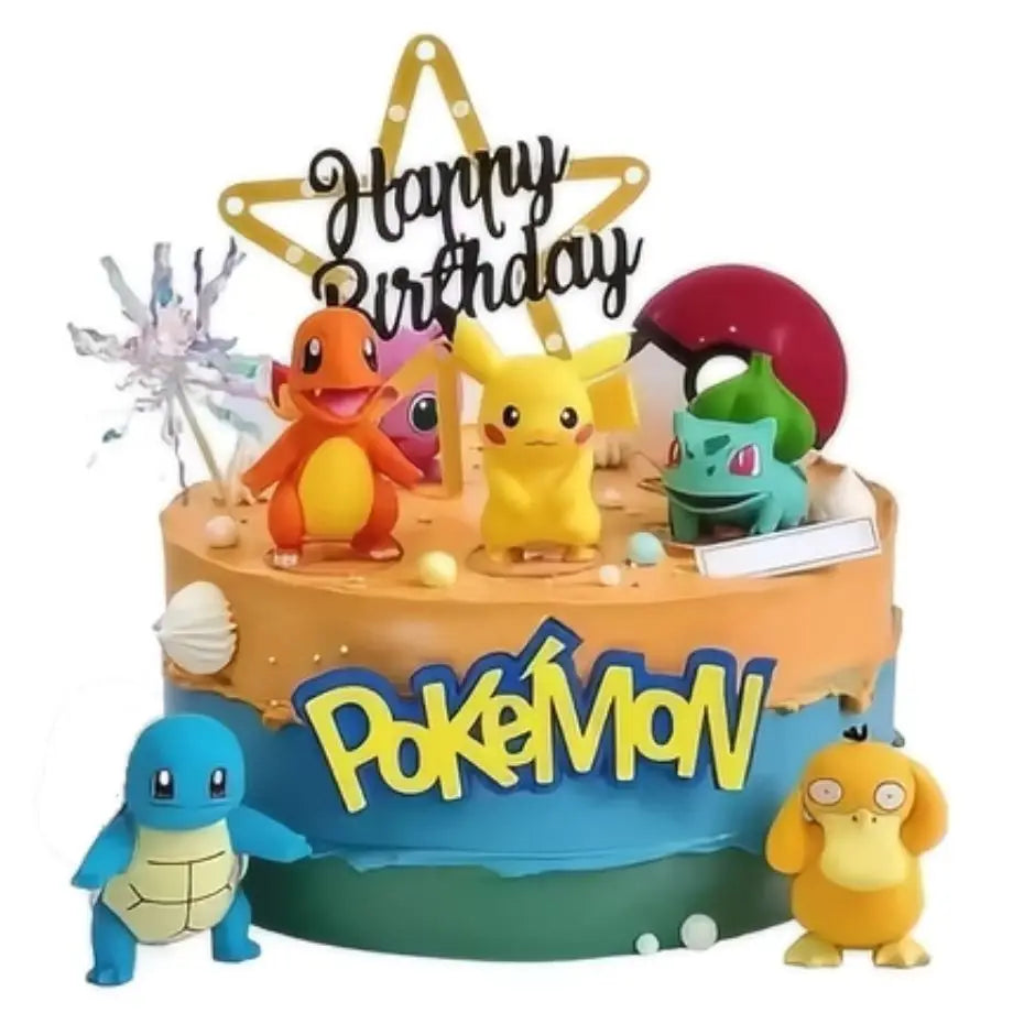 13 Pcs Pokemon Cake Toppers