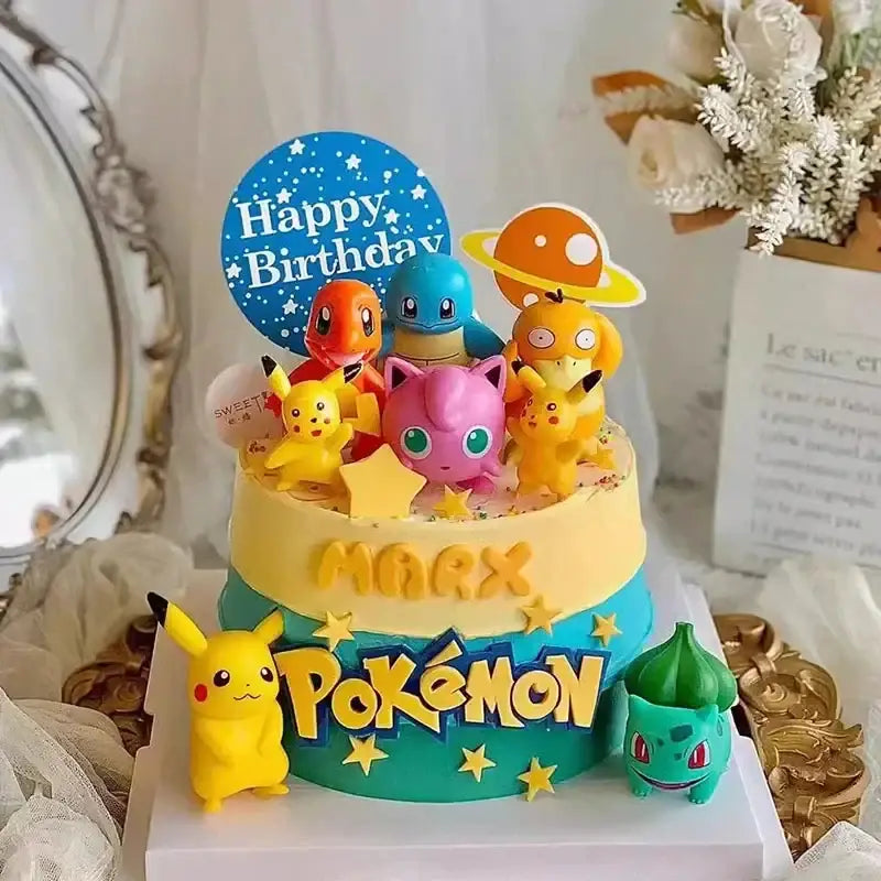 13 Pcs Pokemon Cake Toppers
