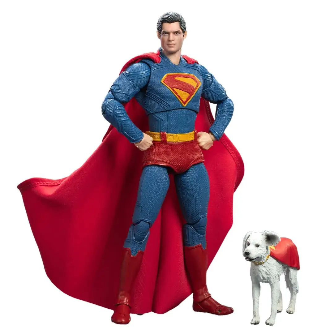 Superman and Krypto the Superdog figurines