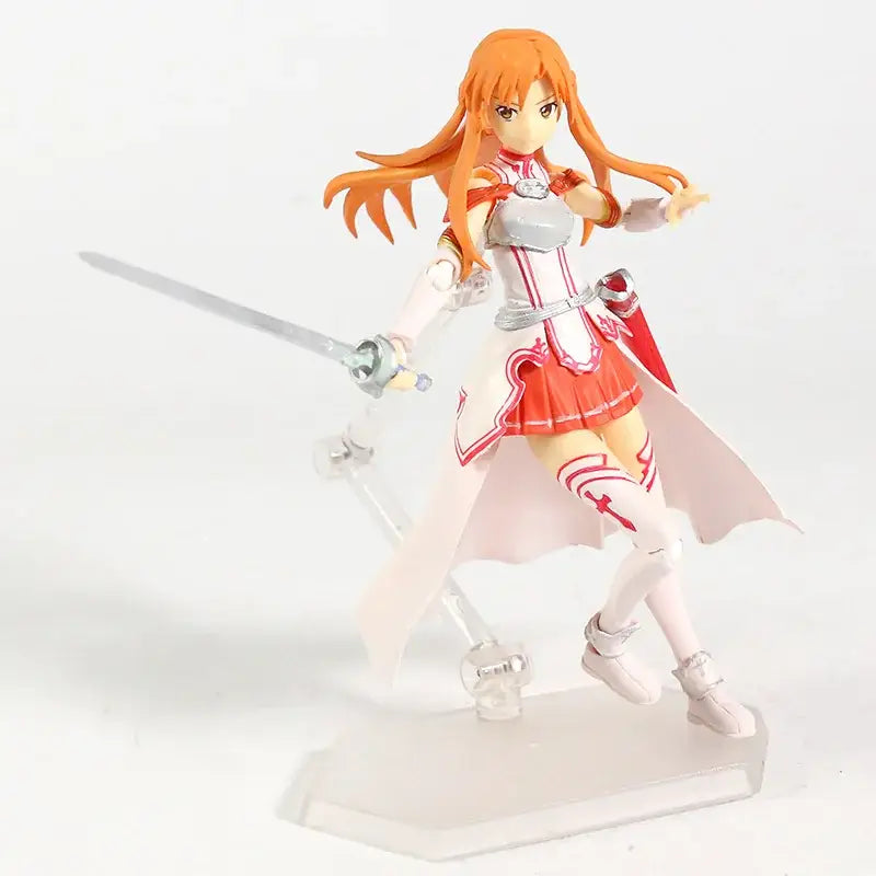 Sword Art Online Kirito Kazuto and Asuna Figurines