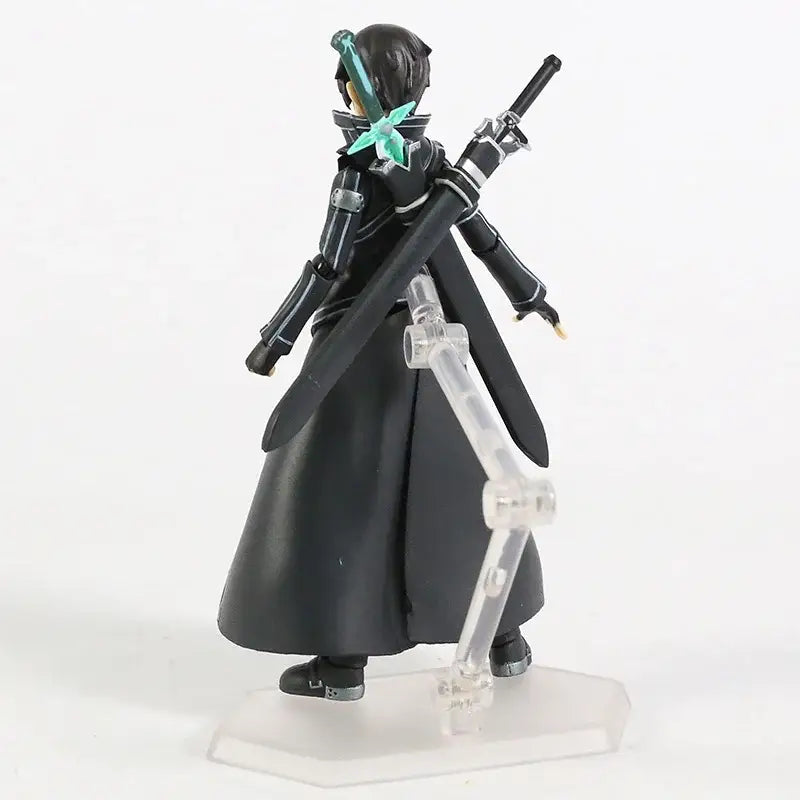 Sword Art Online Kirito Kazuto and Asuna Figurines