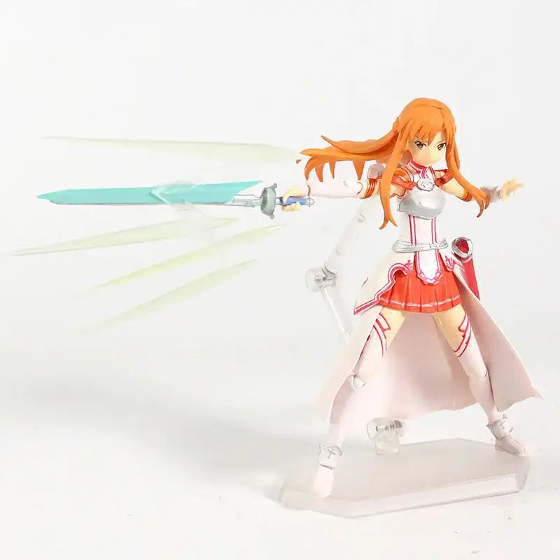 Sword Art Online Kirito Kazuto and Asuna Figurines