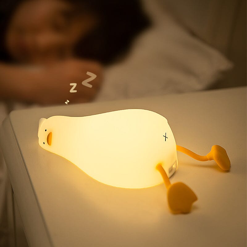 FluffyQuack™ – Veilleuse Canard LED Rechargeable - Bébé Ange 